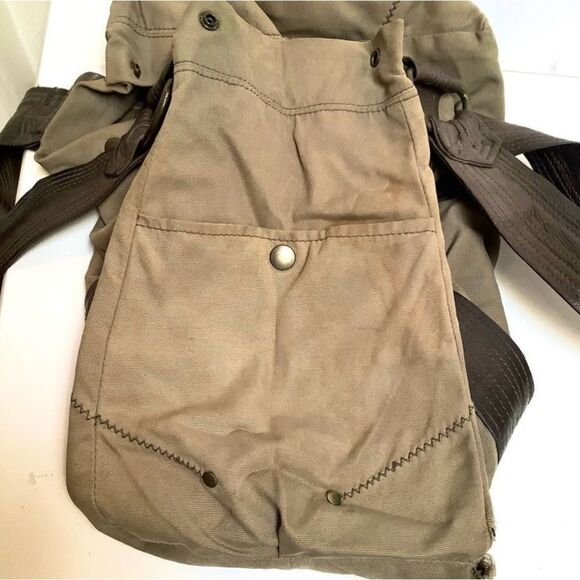 Mike & Chris Vintage Large Shoulder Hobo Bag/Workbag. Two snap side pockets tote - Picture 7 of 13